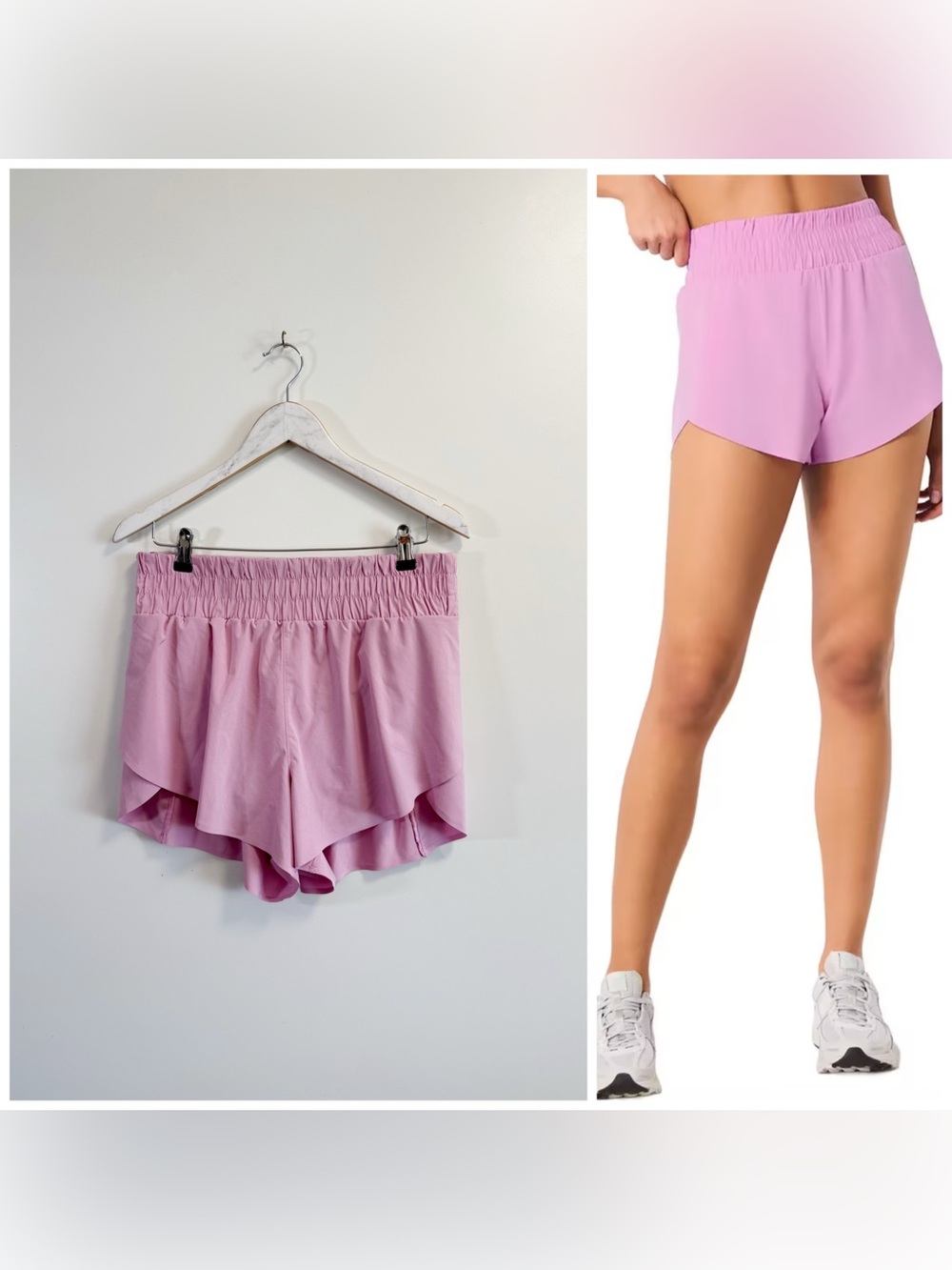 SPANX Get Moving 3” Activate Run Shorts  L Large Pink Petunia